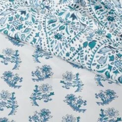 12pc Reversible Paisley Print Comforter & Sheets Set Blue/Dark Teal Blue - Threshold™ -Threshold Home Furniture Store GUEST 5905586d 97c3 463f a986 2521cf0e7a13