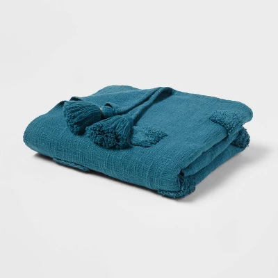 60"x80" Global Tufted Throw Blanket with Tassels - Threshold™ 60"x80" Global Tufted Throw Blanket With Tassels - Threshold™ -Threshold Home Furniture Store GUEST 59eb25ff 94ed 4917 a472 1f3c2c9609a2