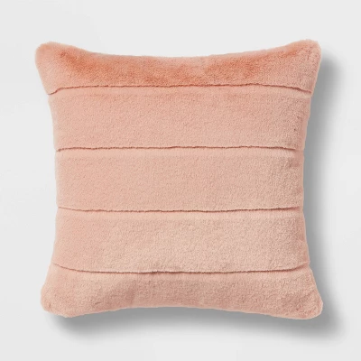 Square Faux Fur Channeled Decorative Throw Pillow - Threshold™ Square Faux Fur Channeled Decorative Throw Pillow - Threshold™ -Threshold Home Furniture Store GUEST 5a327a0f 7445 4a1b b33b c8fa6ba7e7f3