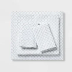 7pc Medallion Comforter Bedding Set With Sheets Blue - Threshold™ -Threshold Home Furniture Store GUEST 5b827508 e355 4b0a a9b2 2ac239fdbd5c