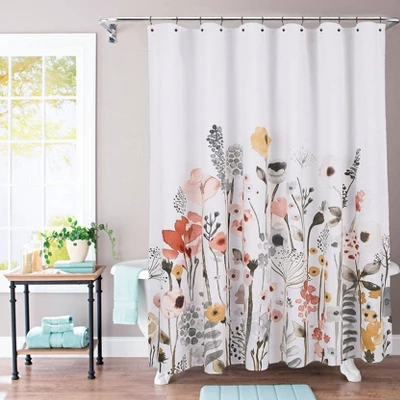 Floral Wave Shower Curtain White - Threshold™ Floral Wave Shower Curtain White - Threshold™ -Threshold Home Furniture Store GUEST 5dd40e84 b717 45a3 be30 f23c0b31c280