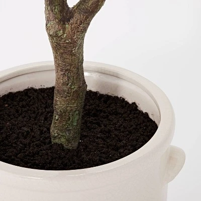 76.5"x 30" Artificial Olive Tree in Ceramic Pot - Threshold™ designed with Studio McGee 76.5"x 30" Artificial Olive Tree In Ceramic Pot - Threshold™ Designed With Studio McGee -Threshold Home Furniture Store GUEST 5f1c0b63 d965 4bfb 9559 6084dae15f92