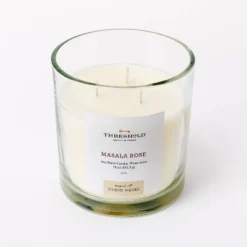 Clear Glass Masala Rose Candle White - Threshold™ Designed With Studio McGee -Threshold Home Furniture Store GUEST 6158848c d4f8 4efe 93c4 8a58a533ee09