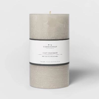 Pillar Cozy Cashmere Candle Gray - Threshold™ Pillar Cozy Cashmere Candle Gray - Threshold™ -Threshold Home Furniture Store GUEST 6771ee8b b20e 4eed b029 2ff400941a82