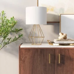 Large Geo Table Lamp Brass - Threshold™ -Threshold Home Furniture Store GUEST 68a393da d17d 4d9f a1ce a578bff1f53f