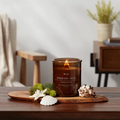 9oz Lidded Glass Jar Crackling Wooden Wick Candle Ocean Air and Moss - Threshold™ 9oz Lidded Glass Jar Crackling Wooden Wick Candle Ocean Air And Moss - Threshold™ -Threshold Home Furniture Store GUEST 6bbd3135 c0eb 4b34 ad6f 12418b772740