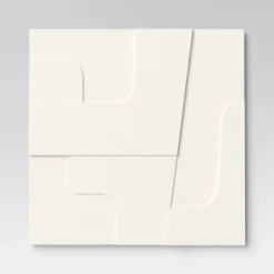 (Set Of 4) 12" X 12" 3D Decorative Graphic Tiles White - Threshold™ -Threshold Home Furniture Store GUEST 6c1b35a6 25db 4527 9b31 c6b908d69152