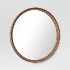26" Classic Wood Round Mirror Natural - Threshold™ 3 26" Classic Wood Round Mirror Natural - Threshold™ -Threshold Home Furniture Store GUEST 6e0d23aa 47c9 4a7c 827b 4d4a7ea57f24