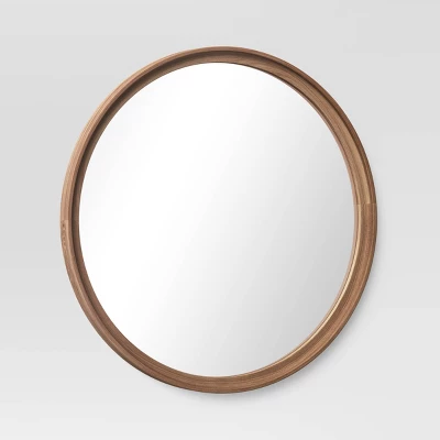 26" Classic Wood Round Mirror Natural - Threshold™ 26" Classic Wood Round Mirror Natural - Threshold™ -Threshold Home Furniture Store GUEST 6e0d23aa 47c9 4a7c 827b 4d4a7ea57f24