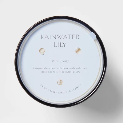 Colored Vase Glass with Dustcover Rainwater Lily Candle Gray - Threshold™ Colored Vase Glass With Dustcover Rainwater Lily Candle Gray - Threshold™ -Threshold Home Furniture Store GUEST 6efd91a6 961e 4e90 a80c c65ad3c57740