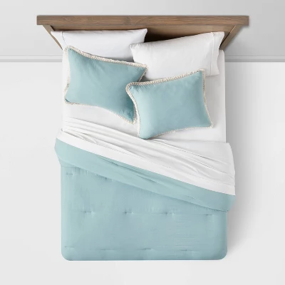 Cotton Tassel Border Comforter & Sham Set - Threshold™ Cotton Tassel Border Comforter & Sham Set - Threshold™ -Threshold Home Furniture Store GUEST 6f76be80 bd02 4d43 8b96 c93649650b5f