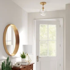 Geneva Collection Glass Semi Flush Mount Ceiling Globe Brass - Threshold™ 3 Geneva Collection Glass Semi Flush Mount Ceiling Globe Brass - Threshold™ -Threshold Home Furniture Store GUEST 7207d555 ddd5 4d35 905b fa69ef807de2