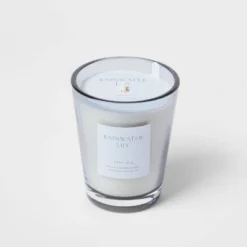 Colored Vase Glass With Dustcover Rainwater Lily Candle Gray - Threshold™ 8 Colored Vase Glass With Dustcover Rainwater Lily Candle Gray - Threshold™ -Threshold Home Furniture Store GUEST 7339fae5 ce6f 45a1 a5a1 db5f23225a58