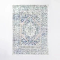 Brighton Distressed Vintage Persian Rug Light Blue - Threshold™ Designed With Studio McGee 5 Brighton Distressed Vintage Persian Rug Light Blue - Threshold™ Designed With Studio McGee -Threshold Home Furniture Store GUEST 749f8c26 ca3a 4ac4 b6de f950c498d722