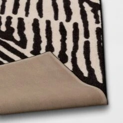 Abstract Lines Rug Black/Tan - Threshold™ -Threshold Home Furniture Store GUEST 757eb682 1900 4a81 83c1 dc0e6e4ba4cc