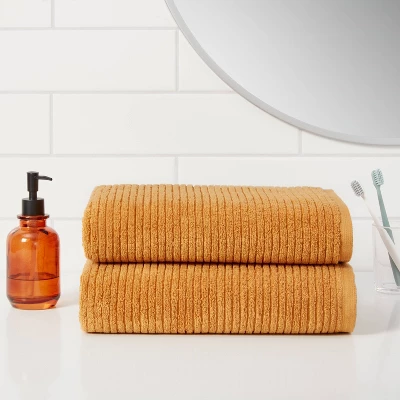 Quick Dry Ribbed Bath Towel Set - Threshold™ Quick Dry Ribbed Bath Towel Set - Threshold™ -Threshold Home Furniture Store GUEST 77d4341d 9648 46ec a5b3 d28310b8cae5