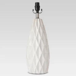 Faceted Ceramic Large Lamp Base White - Threshold 5 Faceted Ceramic Large Lamp Base White - Threshold -Threshold Home Furniture Store GUEST 7b2627e8 f8a0 414b 98d0 40d1edd56162