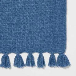 90" X 20" Cotton Textured Table Runner Blue - Threshold™ 3 90" X 20" Cotton Textured Table Runner Blue - Threshold™ -Threshold Home Furniture Store GUEST 7d6a420d 903b 4af0 8b67 15536bdc6e5e