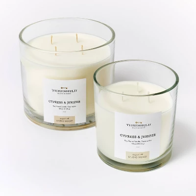Clear Glass Cypress & Juniper Candle White - Threshold™ designed with Studio McGee Clear Glass Cypress & Juniper Candle White - Threshold™ Designed With Studio McGee -Threshold Home Furniture Store GUEST 7d898c39 8a13 4ddb bd04 1def94ae2a46