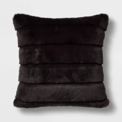 Square Faux Fur Channeled Decorative Throw Pillow - Threshold™ 6 Square Faux Fur Channeled Decorative Throw Pillow - Threshold™ -Threshold Home Furniture Store GUEST 7e24bfba 1f04 46d7 99b3 3df799523a2f