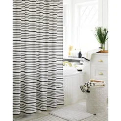 Striped Shower Curtain Black/White - Threshold™ -Threshold Home Furniture Store GUEST 7f7c3a99 e20e 449e ba65 7e1967da8491