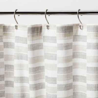 Colorblock Shower Curtain Gray - Threshold™ Colorblock Shower Curtain Gray - Threshold™ -Threshold Home Furniture Store GUEST 808b8498 a6d4 4d3d 8557 2d08c9c8e521