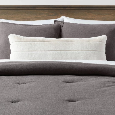 Oversized Oblong Faux Fur Channeled Decorative Throw Pillow - Threshold™ Oversized Oblong Faux Fur Channeled Decorative Throw Pillow - Threshold™ -Threshold Home Furniture Store GUEST 80a1c0fc ab6e 4436 b76d 36a4eea1925e