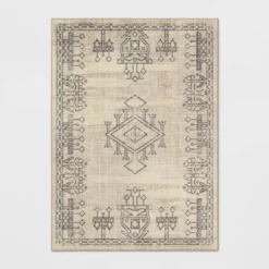 Hancock Distressed Center Motif Rug Beige - Threshold™ 6 Hancock Distressed Center Motif Rug Beige - Threshold™ -Threshold Home Furniture Store GUEST 83a3285f 266c 4fe0 977c ecd0bb0848d3