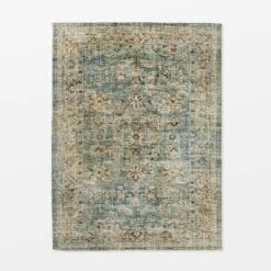 Ledges Digital Floral Print Distressed Persian Rug Green - Threshold™ Designed By Studio McGee -Threshold Home Furniture Store GUEST 84a386af cea9 4c59 bb82 24750b5519b8