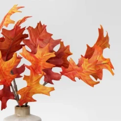 Oak Leaf Arrangement In Ceramic Pot - Threshold™ -Threshold Home Furniture Store GUEST 88a9c940 c78b 4efe 9b0f ccd0c3e8a559