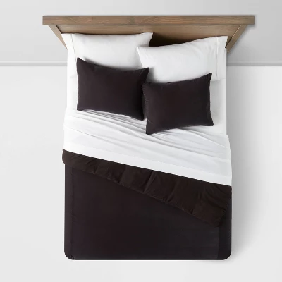 Lustrous Velvet Duvet Cover & Sham Set - Threshold™ Lustrous Velvet Duvet Cover & Sham Set - Threshold™ -Threshold Home Furniture Store GUEST 8a731de7 590a 4569 aab2 b24dccbe2014