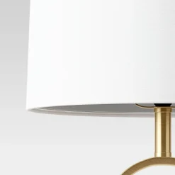 Large Metal Ring Table Lamp (Includes LED Light Bulb) Brass - Threshold™ -Threshold Home Furniture Store GUEST 8ac4d07c ae08 4b95 a06d d213ebe549b6