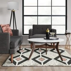 5'x7' Diamond Tufted Area Rug Off White - Threshold™ 3 5'x7' Diamond Tufted Area Rug Off White - Threshold™ -Threshold Home Furniture Store GUEST 8b2d485a 8f92 42c8 8148 8ae6b84d098e