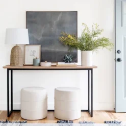 Laurelhurst Indoor/Outdoor Plaid Rug Black/White - Threshold™ Designed With Studio McGee -Threshold Home Furniture Store GUEST 8f524f1b 9261 45dd 995b 3871a73c6e14