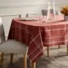 60"x104" Tablecloth Rust Plaid - Threshold™ -Threshold Home Furniture Store GUEST 9148f292 0802 4342 a1c1 bde922d307dc