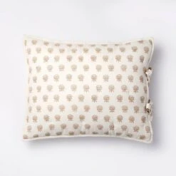 Lofty Cotton Slub Woodblock Print Floral Quilt Sham White/Mauve – Threshold™ Designed With Studio McGee -Threshold Home Furniture Store GUEST 91bdf0cb 01ba 49fd a8d1 d1eea5909891