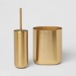 Brushed Brass Waste Can Gold - Threshold™ -Threshold Home Furniture Store GUEST 91e5b161 cc7f 4b14 a720 142c3f4bd469