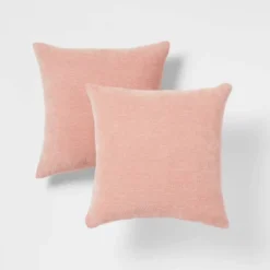 2pk Chenille Square Throw Pillows - Threshold™ -Threshold Home Furniture Store GUEST 95205e56 7de2 4323 b599 d4caabab52a6
