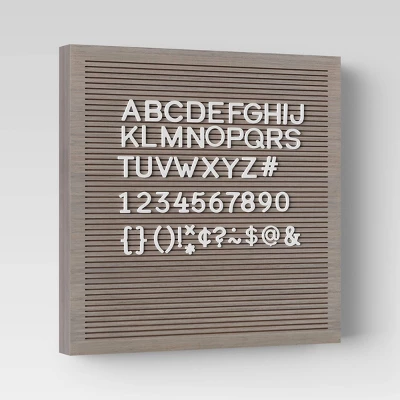 14"x 14" Wood Letterboard Gray - Threshold™ 14"x 14" Wood Letterboard Gray - Threshold™ -Threshold Home Furniture Store GUEST 957298c7 df89 4399 be97 b0a53cd8aca6
