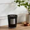 Colored Vase Glass With Dustcover & Black Teak Candle Black - Threshold™ -Threshold Home Furniture Store GUEST 98ba7e79 76fb 46f6 b02d b25275ec64cf