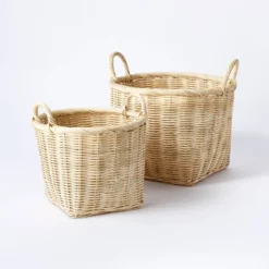 Medium Rattan Basket With Handles - Threshold™ Designed With Studio McGee 4 Medium Rattan Basket With Handles - Threshold™ Designed With Studio McGee -Threshold Home Furniture Store GUEST 98f7439a f4f3 4b0c bb44 b05a87aca74b