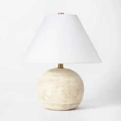 Medium Faux Wood Table Lamp Brown - Threshold™ Designed With Studio McGee -Threshold Home Furniture Store GUEST 9baad3f4 e6b5 4f77 97d9 b1e5d4d57d6a