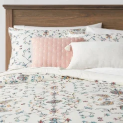 5pc Floral Border Print Comforter Bedding Set Blue/Pink/Yellow - Threshold™ 8 5pc Floral Border Print Comforter Bedding Set Blue/Pink/Yellow - Threshold™ -Threshold Home Furniture Store GUEST 9eba89cb c139 4839 955b a9c7c6d19f03