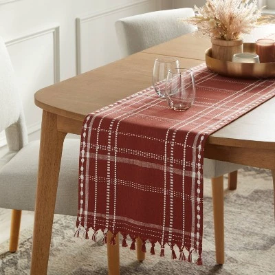 14"x72" Table Runner Rust Plaid - Threshold™ 14"x72" Table Runner Rust Plaid - Threshold™ -Threshold Home Furniture Store GUEST a01949f6 e967 46cb ad79 e2e8efa6ccc4