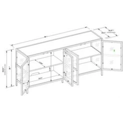 Crystal Cove Glass TV Stand For TVs Up To 59" - Threshold™ Designed With Studio McGee -Threshold Home Furniture Store GUEST a13f9ad9 19e7 45e4 939d 0ee33acc8103