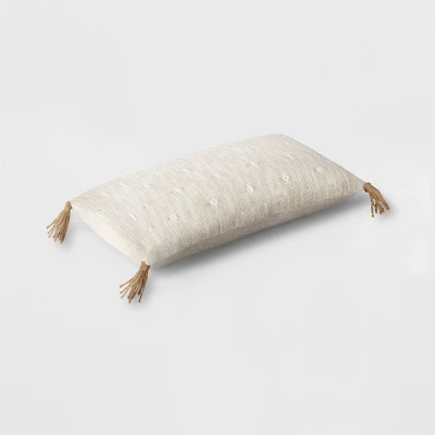 Oversize Woven Jacquard Lumbar Throw Pillow with Tassels - Threshold™ Oversize Woven Jacquard Lumbar Throw Pillow With Tassels - Threshold™ -Threshold Home Furniture Store GUEST a2713fcb 3e81 4cdf ae34 65a1c679a934