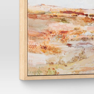 16" x 20" Warm Colors Landscape Framed Canvas Natural - Threshold™ 16" X 20" Warm Colors Landscape Framed Canvas Natural - Threshold™ -Threshold Home Furniture Store GUEST a393d8a0 673a 4e8d 9f4d 4df580ce4d10