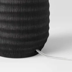 Small Textured Ceramic Lamp Base Black - Threshold™ -Threshold Home Furniture Store GUEST a3bfca16 5ea4 4360 a59b e71f9d0dabfc