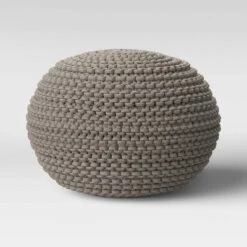 Cloverly Chunky Knit Pouf - Threshold -Threshold Home Furniture Store GUEST a61f3344 e136 4fa9 a039 22e9c3a9de7f