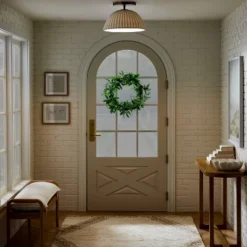 Scalloped Semi-Flush Mount Ceiling Light - Threshold™ Designed With Studio McGee 3 Scalloped Semi-Flush Mount Ceiling Light - Threshold™ Designed With Studio McGee -Threshold Home Furniture Store GUEST a87823c3 3fdd 4dba bf1e e256899b5b7c